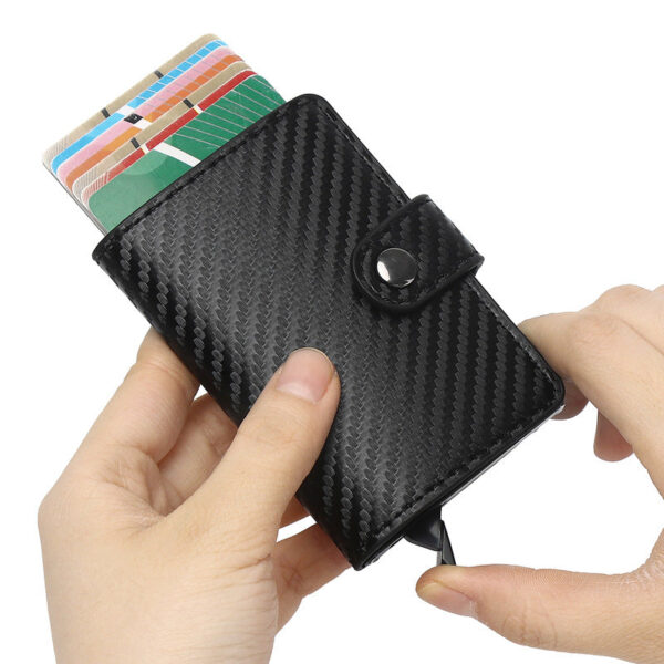 Wholesale PU Automatic Pop Up Card Holder