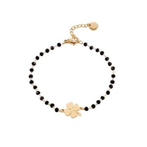 Four-leaf clover (gold)
