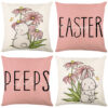 Wholesale Polyester Festival Cute Rabbit Print Pillow Cover