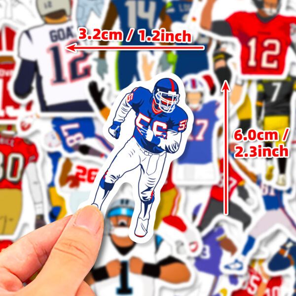 Wholesale American Rugby Children's Cartoon Stickers