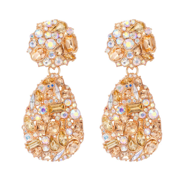 O1CN01l1DgWR2BkGIFA12Y0_2031248376-0-cib Wholesale Drop-shaped Alloy Diamond Stud Earrings