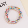 Wholesale Rice Bead Crystal Tassel Resin Bracelet