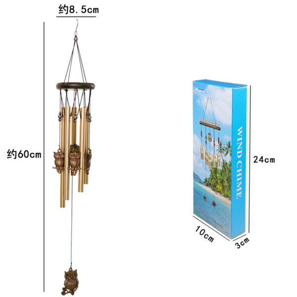Wholesale Creative Mascot Acrylic Metal Aluminum Tube Wind Chimes