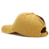 Wholesale Rockery Embroidery Washed Cotton Ponytail Baseball Cap