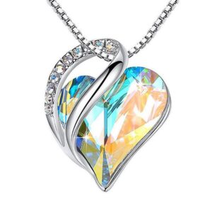 Colorful-Diamond Heart of the Sea-Necklace