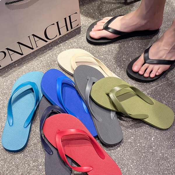 Wholesale Rubber Non-slip Simple Flip Flops