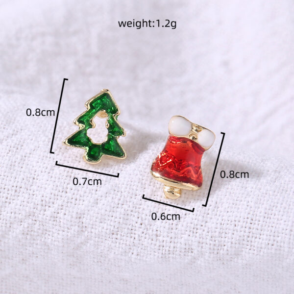 O1CN01l9LE6w28eobH5Qqgy_2674547958-0-cib Wholesale Christmas Colorful Mini Gloves Christmas Tree Stud Earrings