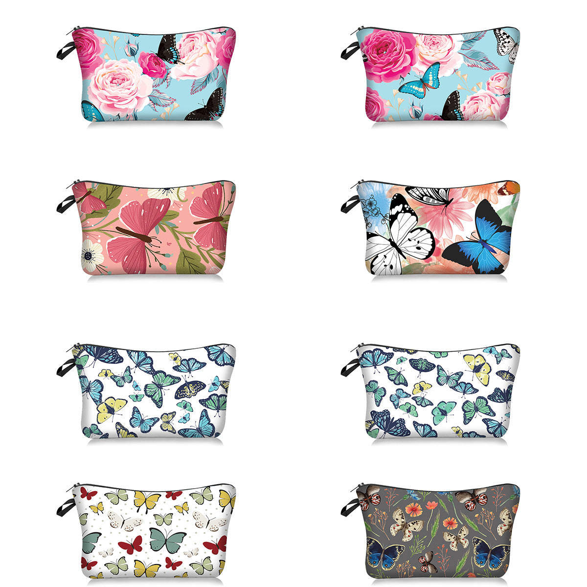 Wholesale Butterfly Series Cosmetic Bag rtable Travel Bag Toiletry Bag