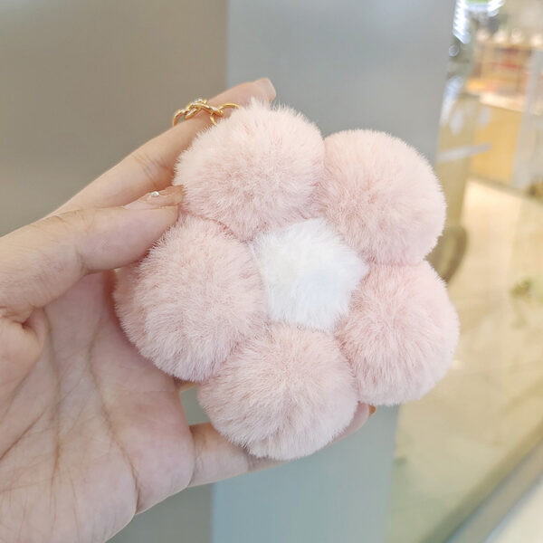 O1CN01lCOwqX1nzmtVV6IE5_2208336485161-0-cib Wholesale Flower Plush Keychain