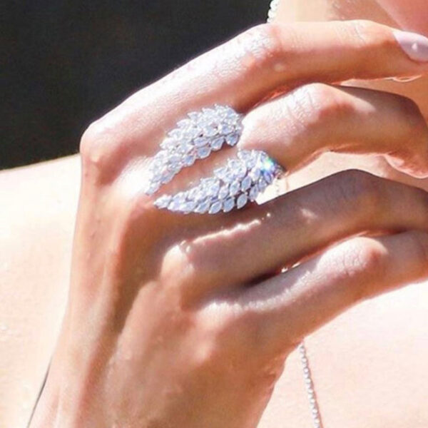 Wholesale Angel Wings Copper Ring