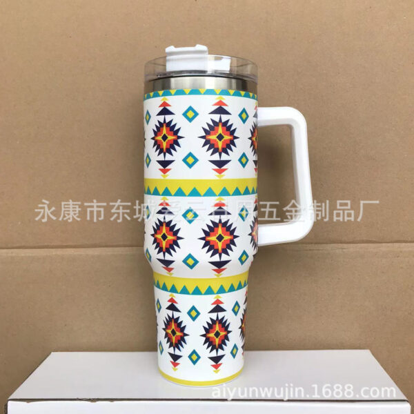 Wholesale Aztec Stainless Steel Car Coffee Cups Tumbler Cup