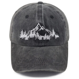 Wholesale Vintage Mountain Forest Embroidered Baseball Caps
