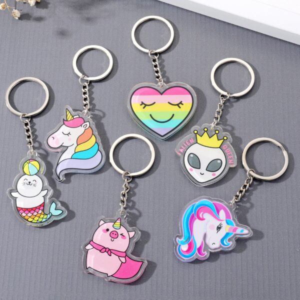 Wholesale Unicorn Acrylic Keychain