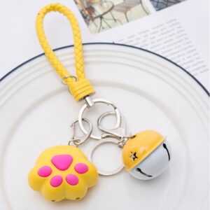 Yellow + yellow rope + yellow and white bell / 2 batches (flat ring)