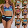 Wholesale Small Fresh Split Polyester Swimwear