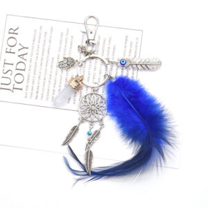 Royal blue feather