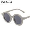 Wholesale Children's Colored Small Round Frame PC Sunglasses