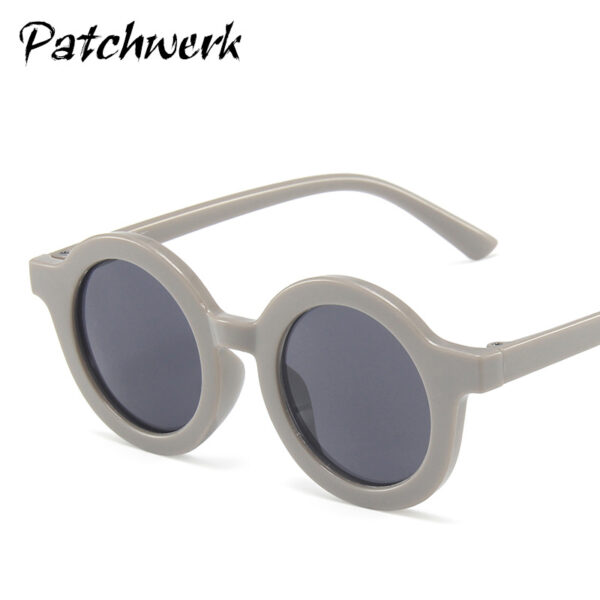 Wholesale Children's Colored Small Round Frame PC Sunglasses