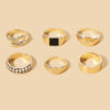 O1CN01lMUpqx2MTjiQ1Htba_3931309829-0-cib Wholesale 18K Gold Plated Stainless Steel Stacking Ring Set