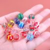 Wholesale 12MM Cartoon Glass DIY Jewelry Accessories Beads