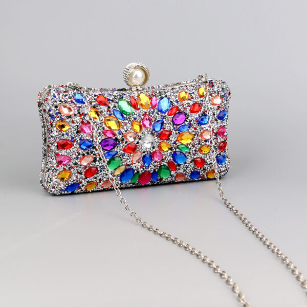 Wholesale Polyester Diamond Evening Bag