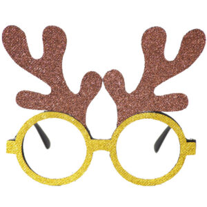 Brown antler gold frame