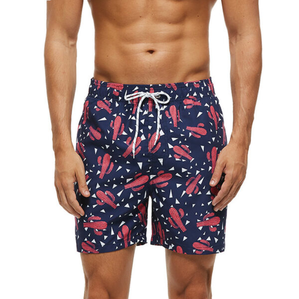Wholesale 3D Printing Flamingo Fruit Series Polyester Swimwear Shorts