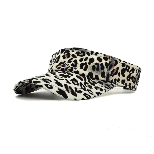 Wholesale Polyester Leopard Beanie Sun Visor Hat
