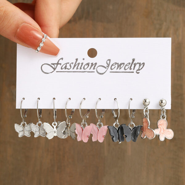 O1CN01lUCViN29BKr1ixnHc_1007608029-0-cib Wholesale Butterfly Alloy Earrings Set of 5