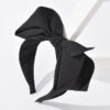 Wholesale French Style Black Big Bow Headband