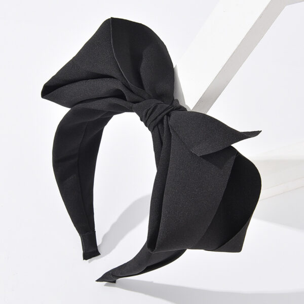 Wholesale French Style Black Big Bow Headband