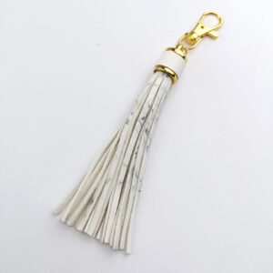 Marble tassel (soot white tassel)