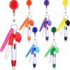 Wholesale Nurse Pen Set with Light Retractable Badge Reel Keychain