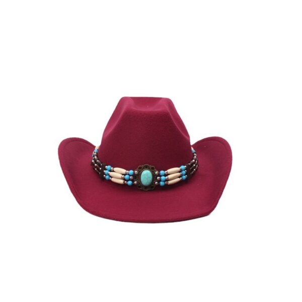 Wholesale Imitation Cashmere Turquoise Western Cowboy Hats