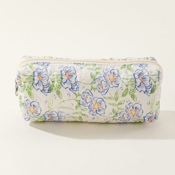 Wholesale Quilted Cotton Mini Striped Polka Dot Portable Cute Flower Storage Bag