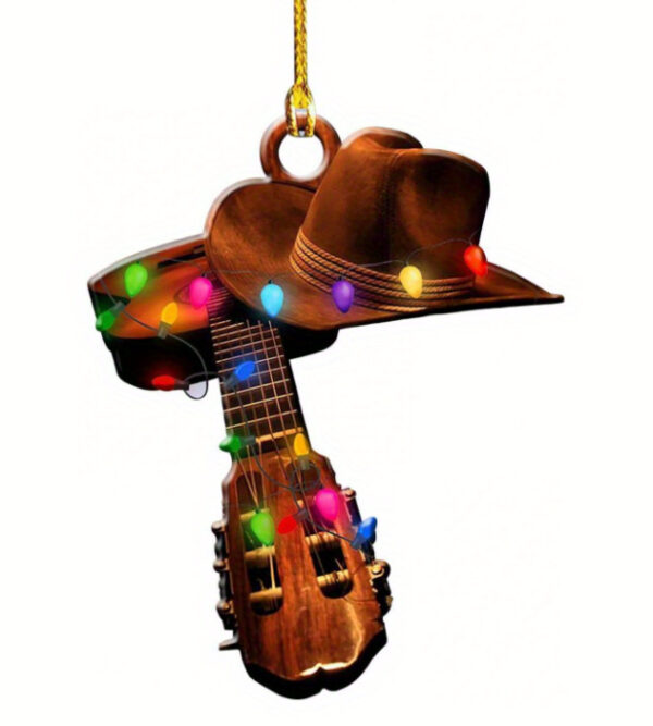 O1CN01lddlBR1kaeMf58NHL_2214304694700-0-cib Wholesale Denim Boots Acrylic Flat Christmas Tree Pendants