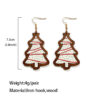O1CN01ldihdJ1zp30epKCml_2215459036762-0-cib Wholesale Christmas Black and Red Plaid Christmas Tree Wooden Earrings