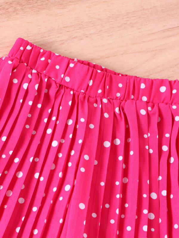 Wholesale Cartoon Avatar Short Sleeved and Wide Leg Pants Casual Polyester Two-piece Set