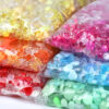 Wholesale 500g/Pack Bow Heart Acrylic Beads