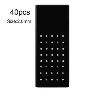 White 40/Box 2.0mm straight rod