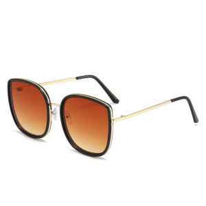 MJBIBI003 black gold frame orange slices