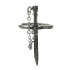 Wholesale Gothic Dark Cross Sword Tassel Alloy Ring