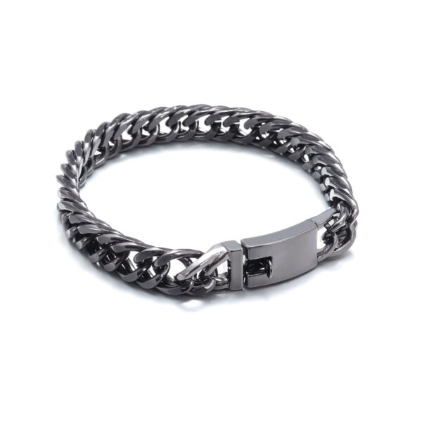 Wholesale Men's Double Buckle Alloy Bracelet