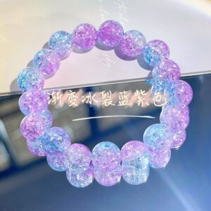 Gradient ice crack Blue Purple