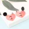 Wholesale Halloween Hearts Acrylic Earrings