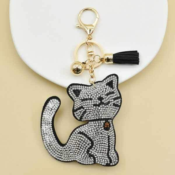 O1CN01ln5xTq1lJ4lDSz9Jg_2215653644797-0-cib Wholesale Metal Rhinestone Magic Boots Ghost Cat Cartoon Animal Keychain