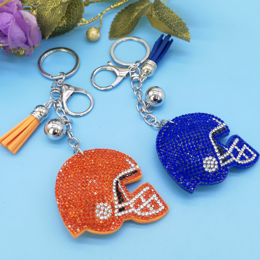 Wholesale creative gift hot illing and ironing picture bedded baseball cap keychain