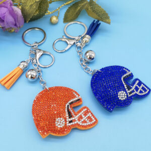 Wholesale Diamond Baseball Cap Keychain