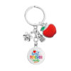 Wholesale Thanksgiving Teacher's Day Metal Keychains