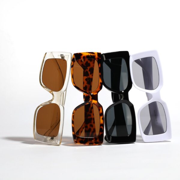 Wholesale Large Square Frame PC Sunglasses